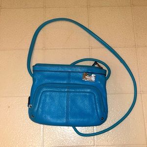 Tignanello Cross Body Blue Purse